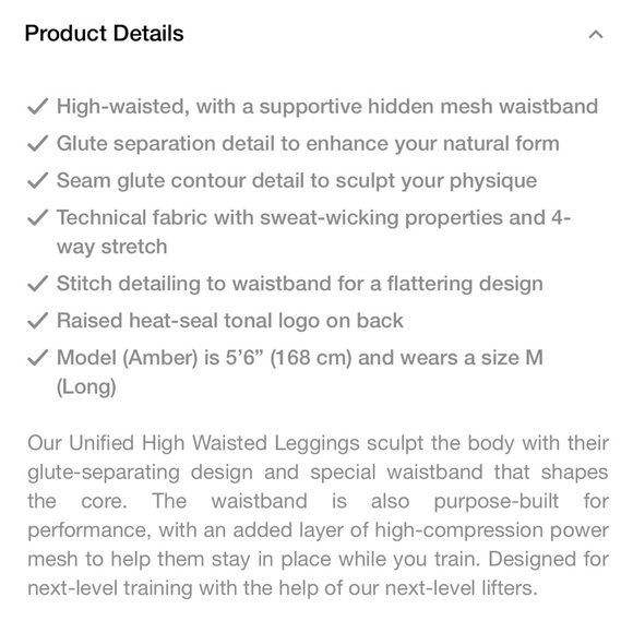 Oner Active Unified High Waisted Leggings in True Blue - Picture 6 of 6